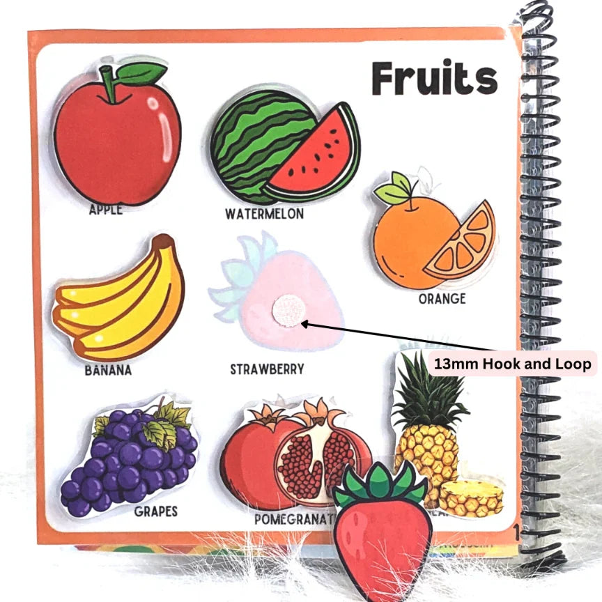 My First 200 Words Busy Book for Toddlers | Montessori Preschool Learning Binder (Age 1–4)